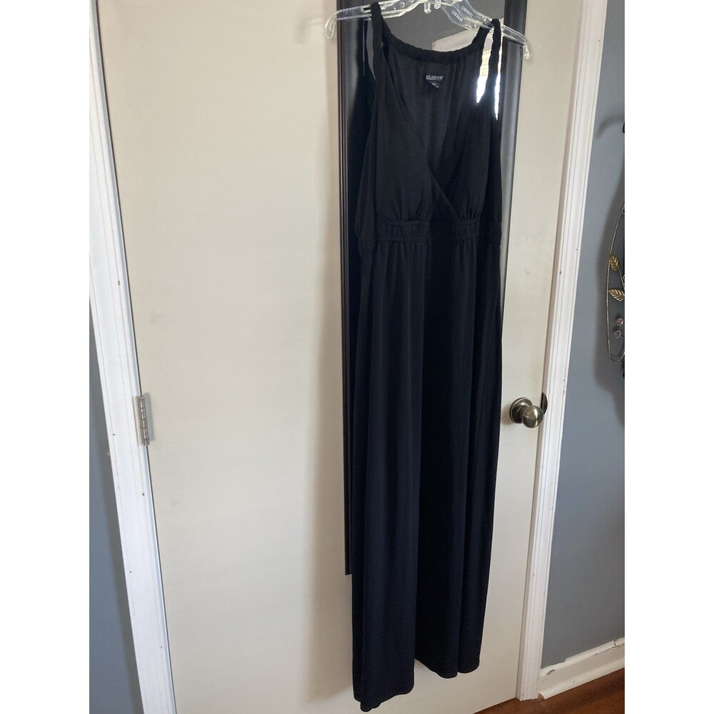 Glamour Maxi Dress 20W Empire Elastic Waist Sleeveless Stretch Good Condition